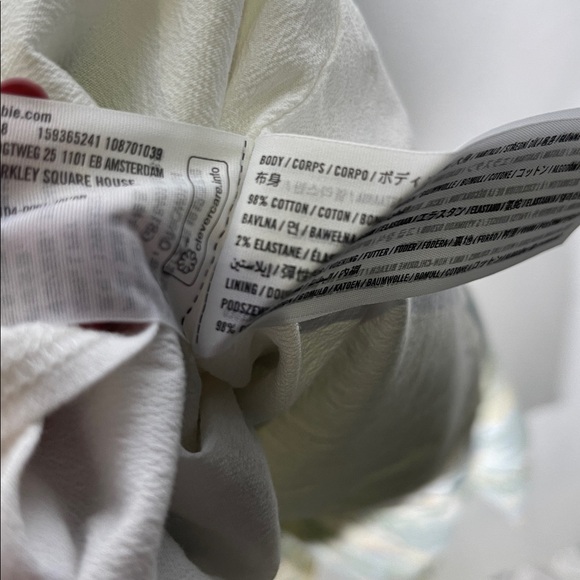 ABERCROMBIE AND FITCH WOMENS MILA STRETCH MIDI DRESS LEMONS LARGE PETITE NEW - Picture 6 of 11